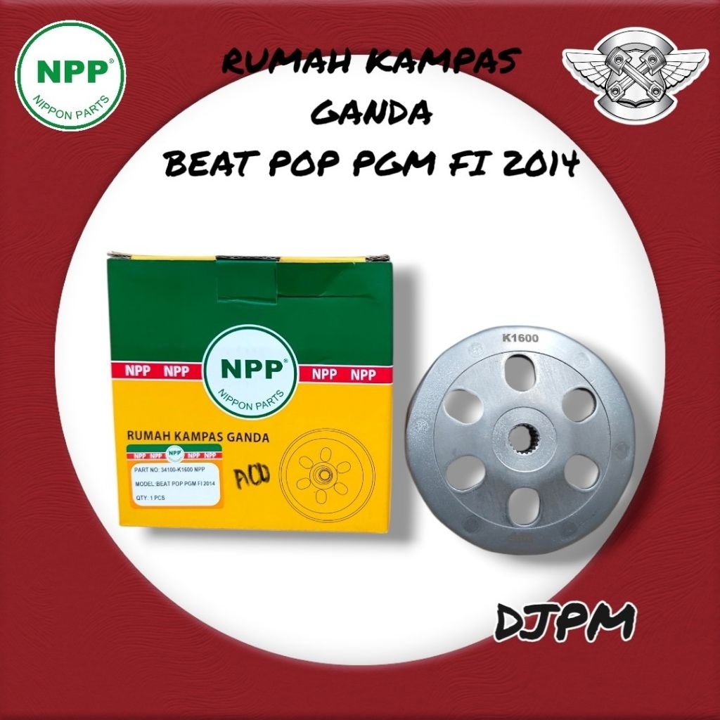 Rumah Kampas Ganda NPP Honda Beat Pop PGM FI 2014 K1600 Original