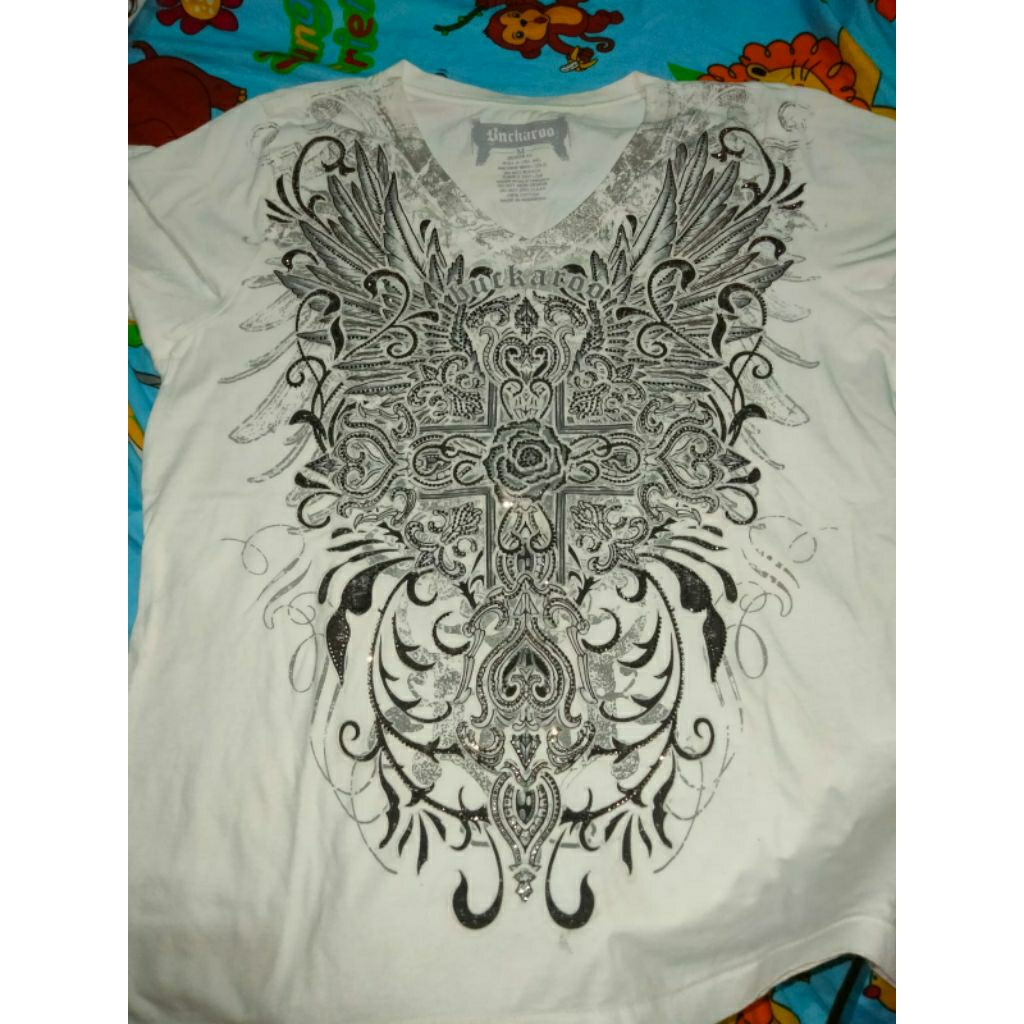 Buckaroo kaos t-shirt wanita branded v-neck limited edition