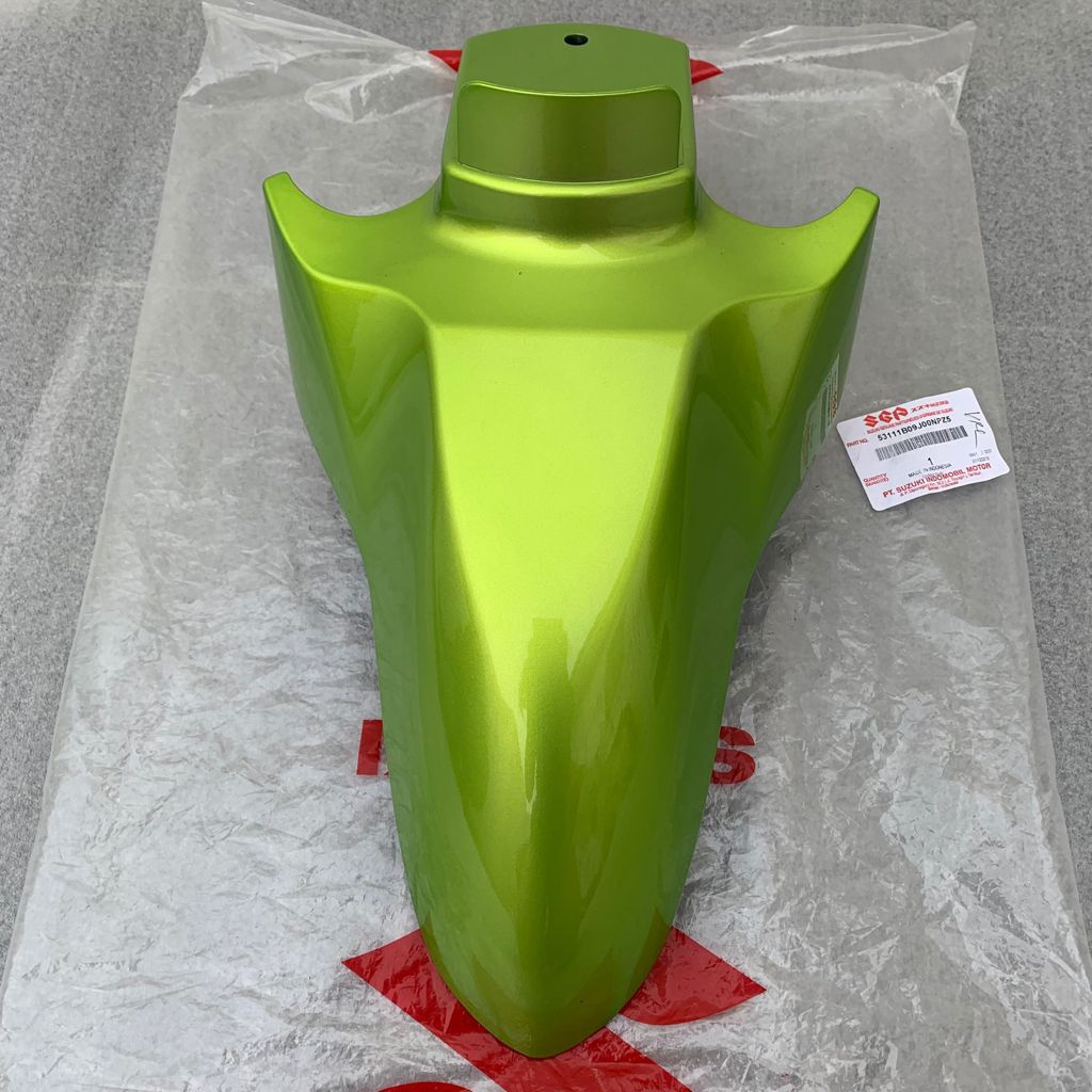 spakbor depan suzuki nex karbu Nex fi pertama warna hijau asli original sgp