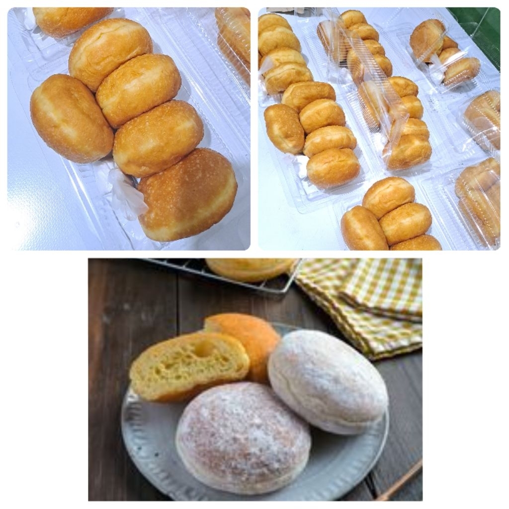 DONAT BOMBOLONI KENTANG/DONAT KENTANG FROZEN ISI 5/HOME MADE/TANPA PENGAWET