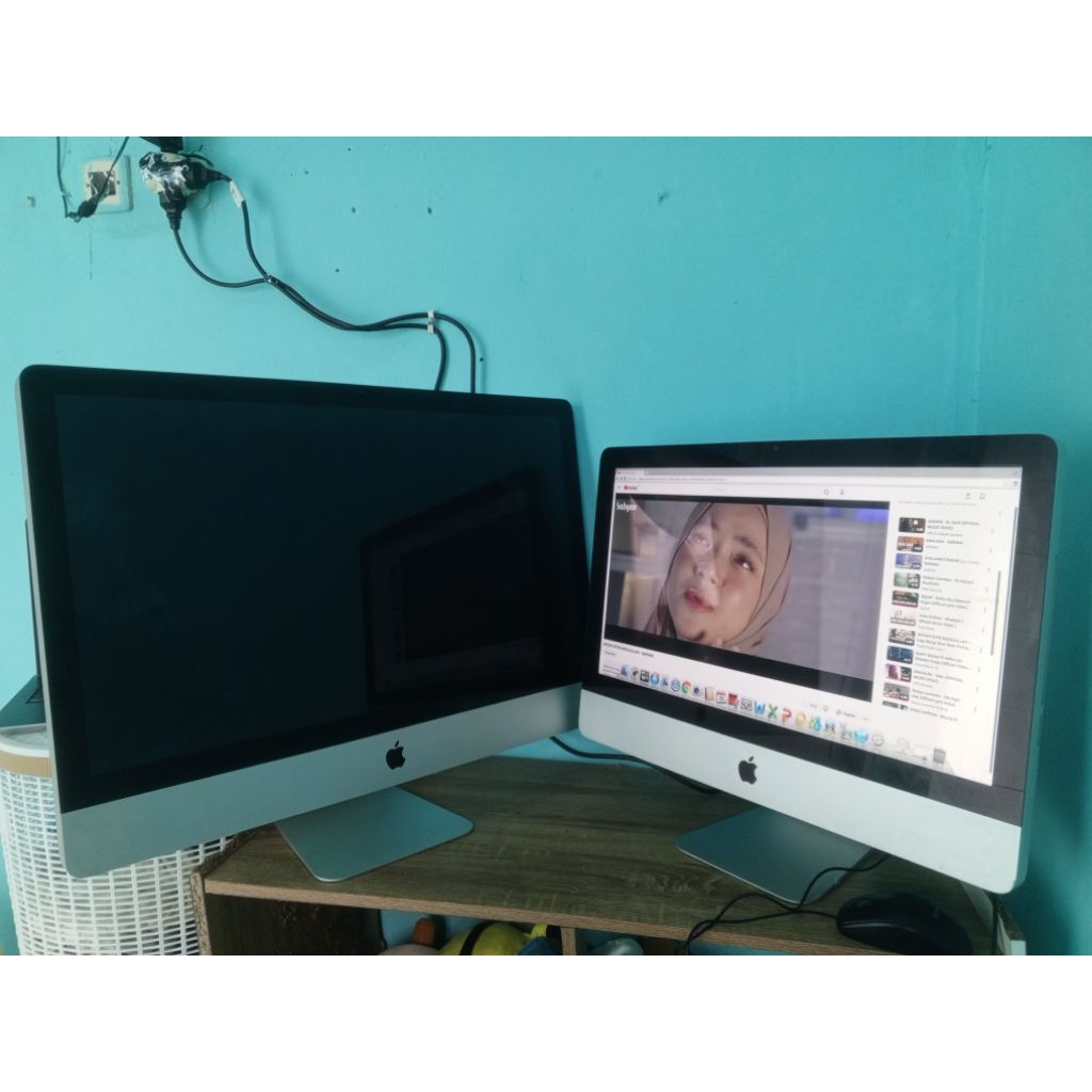 AIO IMAC APPLE CORE I5 MID 2011 27 INCH 21.5 INCH NORMAL MULUS