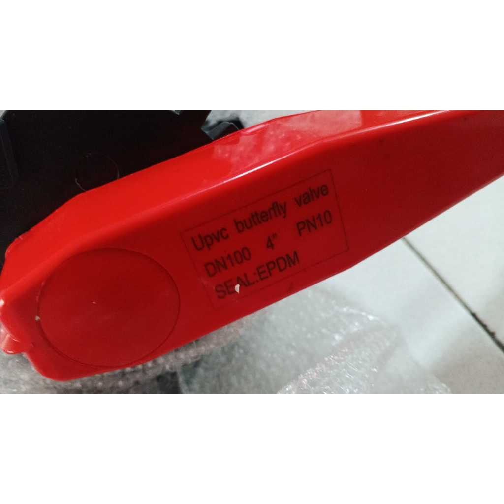 Pvc butterfly valve 4 inch
