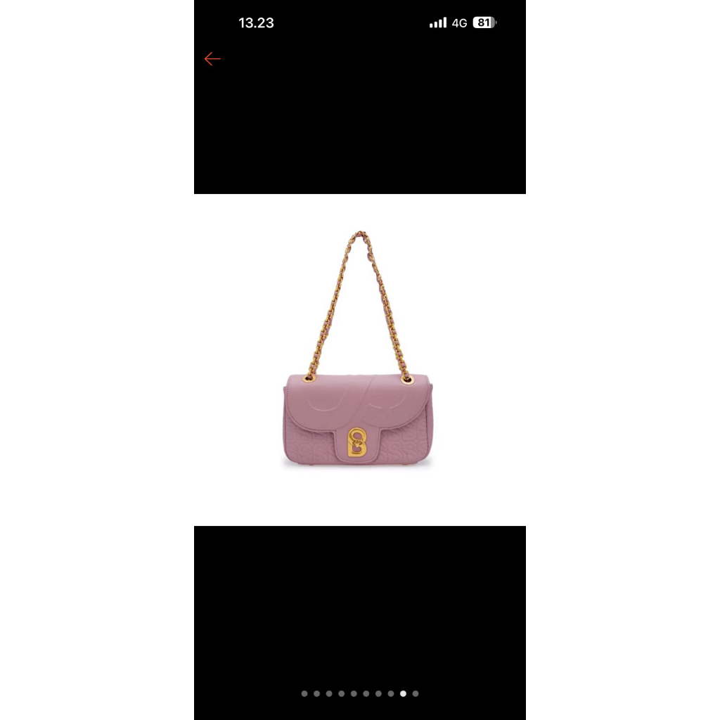 pl aluna flap bag warna dusty ping size large by buttonscarves