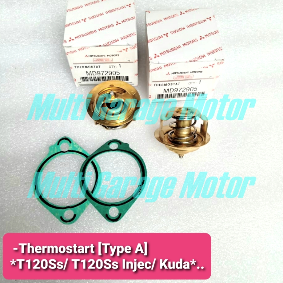 Thermostat Radiator Coolant Katup Thermostart Mitsubishi Colt T120SS Karbu Injek KUDA MD972905 Origi