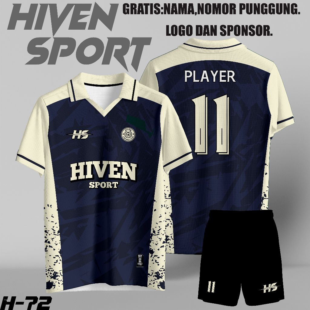 JERSEY FUTSAL CUSTOM NAMA + PUNGGUNG + LOGO MERAH HITAM UNTUK ANAK DEWASA CEWEK COWOK KEREN