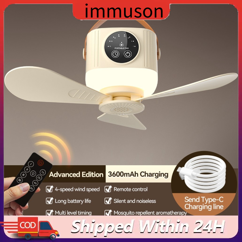 Kipas Angin Penangguhan/ Mini Fan jepit 3 baling / Kipas angin mini / kipas angin meja / kipas angin