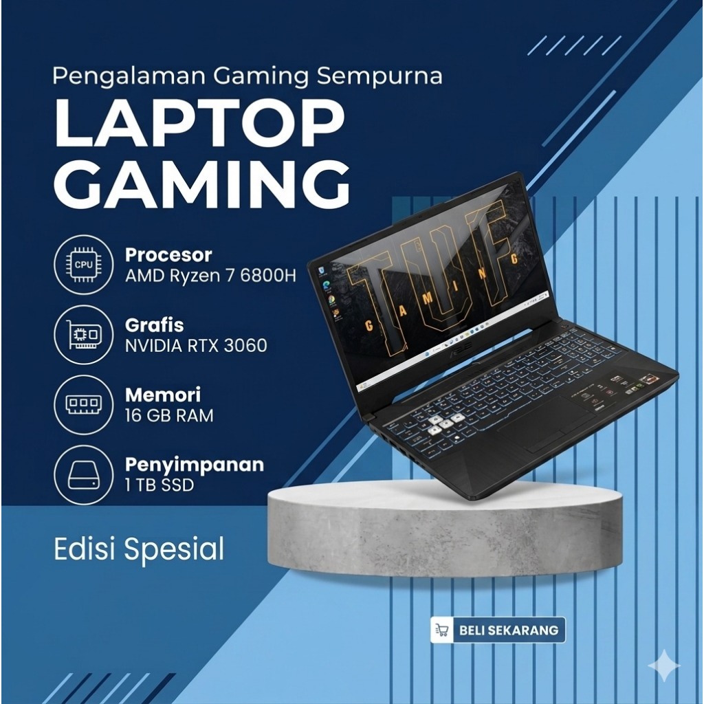 ASUS TUF Gaming A15 FA507RM AMD Ryzen 7 6800H NVIDIA RTX 3060 Ram 16Gb Ssd 1Tb