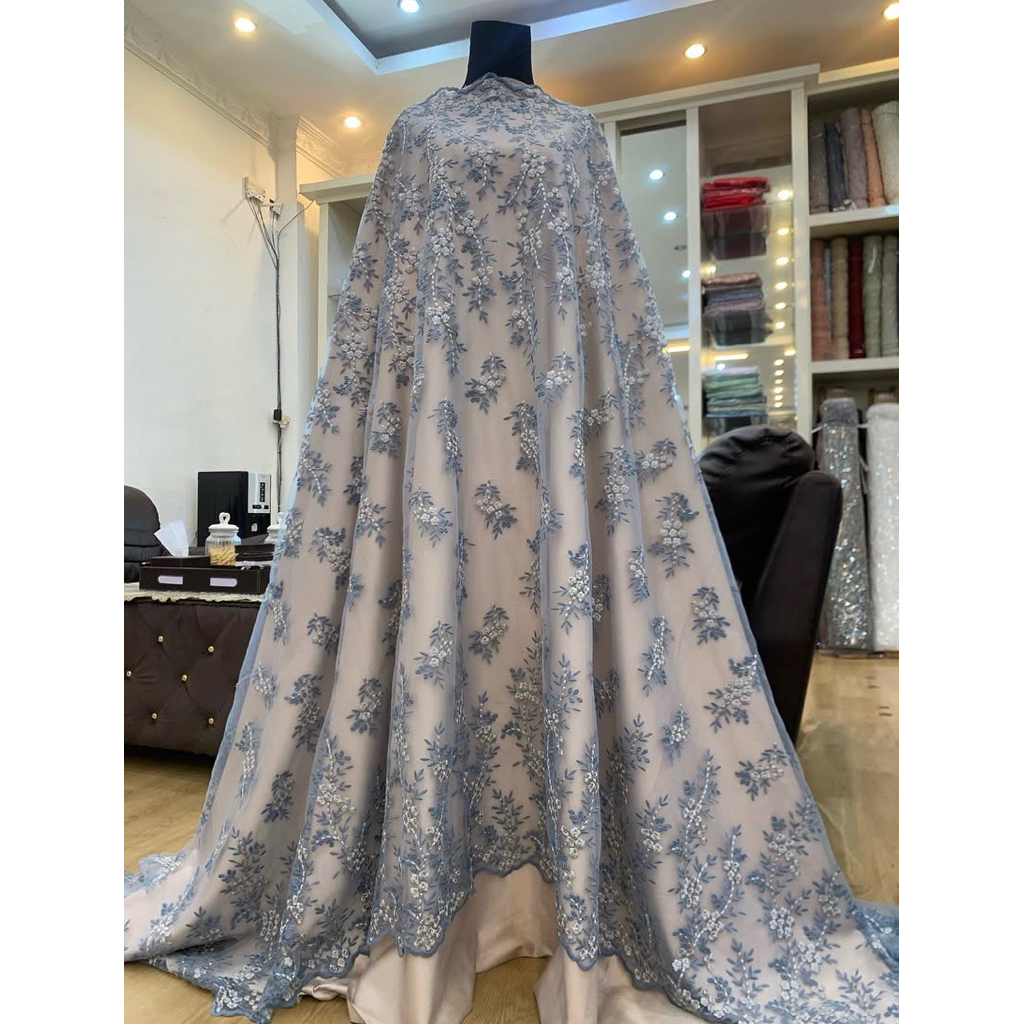 Brocade bunga cantik qonita textile (68.5)