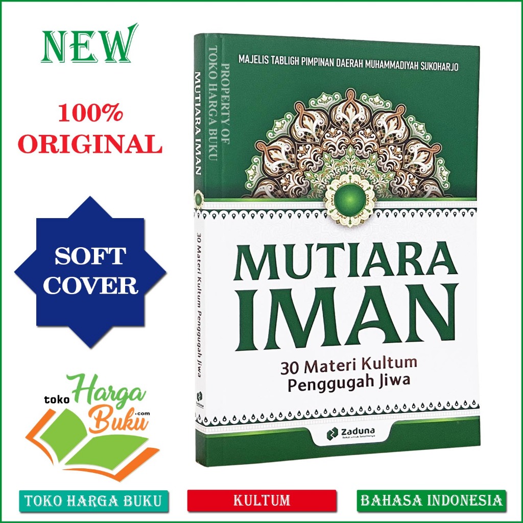 Foto Mutiara Iman 30 Materi Kultum Penggugah Jiwa ORIGINAL Buku Ceramah Tausiyah Khutbah - ZADUNA