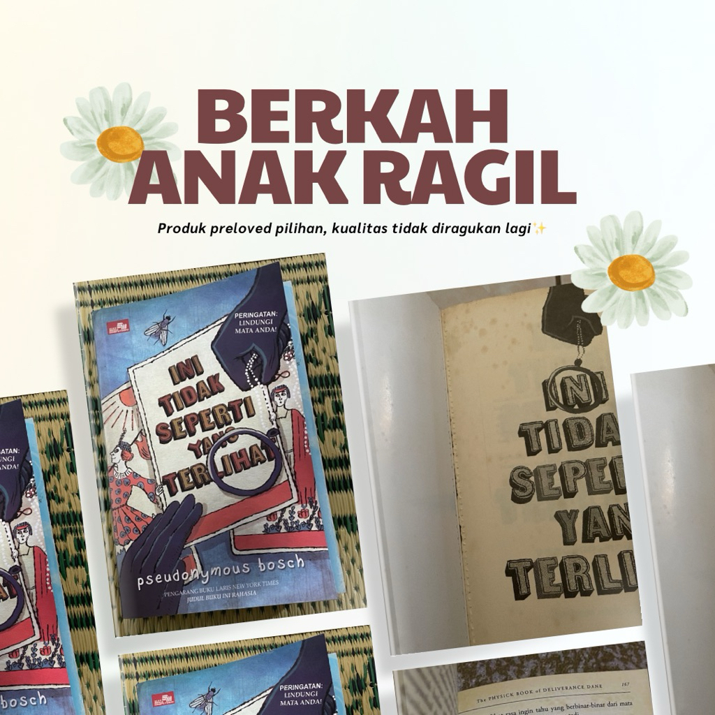 PRELOVED BUKU INI TIDAK SEPERTI YANG TERLIHAT - PSEUDONYMOUS BOSCH