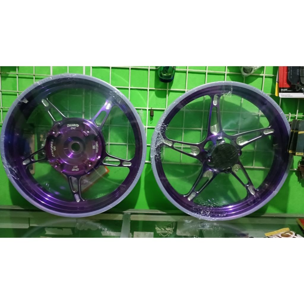 velg delkevic cnc stylo vario 160 abs purple ring14