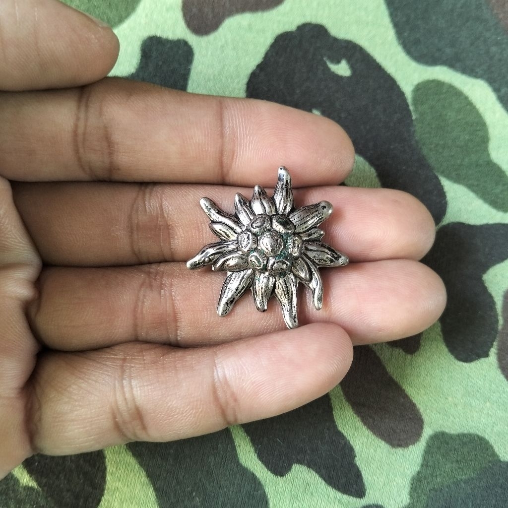 pin jadul pin tentara jerman jadul pin edelweis nasi jerman pin topi tentara nasi jerman jadul pin g