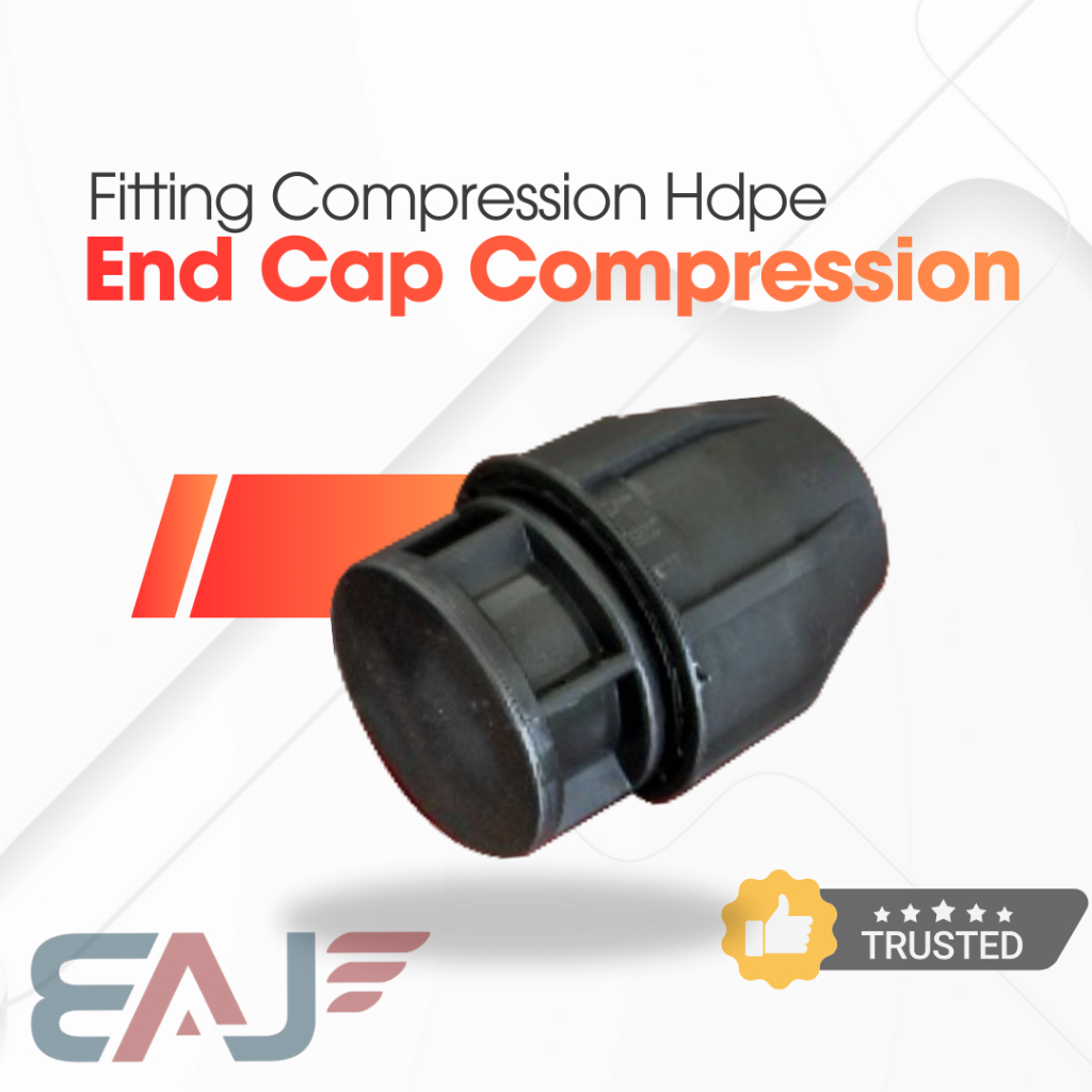 End Cap hdpe 1 1/4 Inch | Dop hdpe 40mm | Tutup Dop Compression 1 1/4 Inch