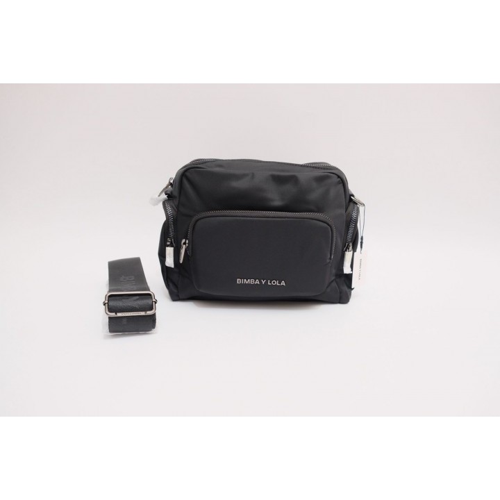New Bimba Y Lola Pocket Crossbody BLACK Authentic by Ready Then Sold