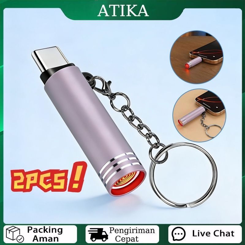 Korek Api Elektronik Tipe-C Pemantik Rokok Ponsel Pemantik Rokok Mobil Pasang Dan Mainkan Alat Penti