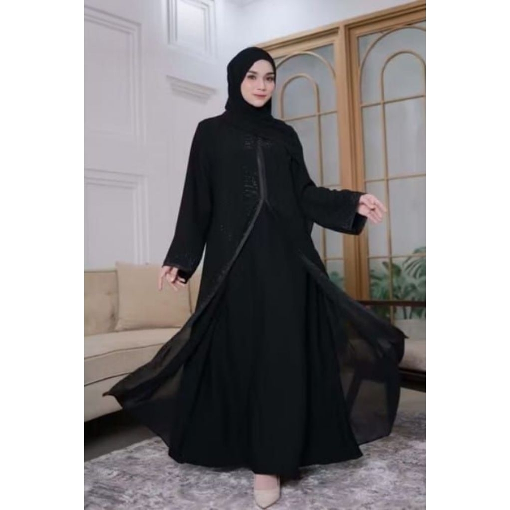 abaya full Swarovski