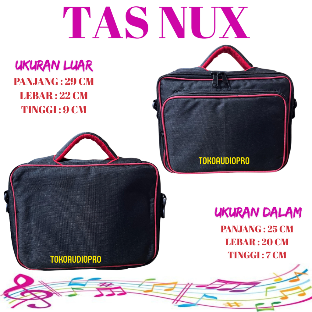 Efek Nux MG-100 Tas Efek Nux MG-100 MG-300 MG-101 Softcase Efek Gitar Universal Tas Efek Nux MG100 M
