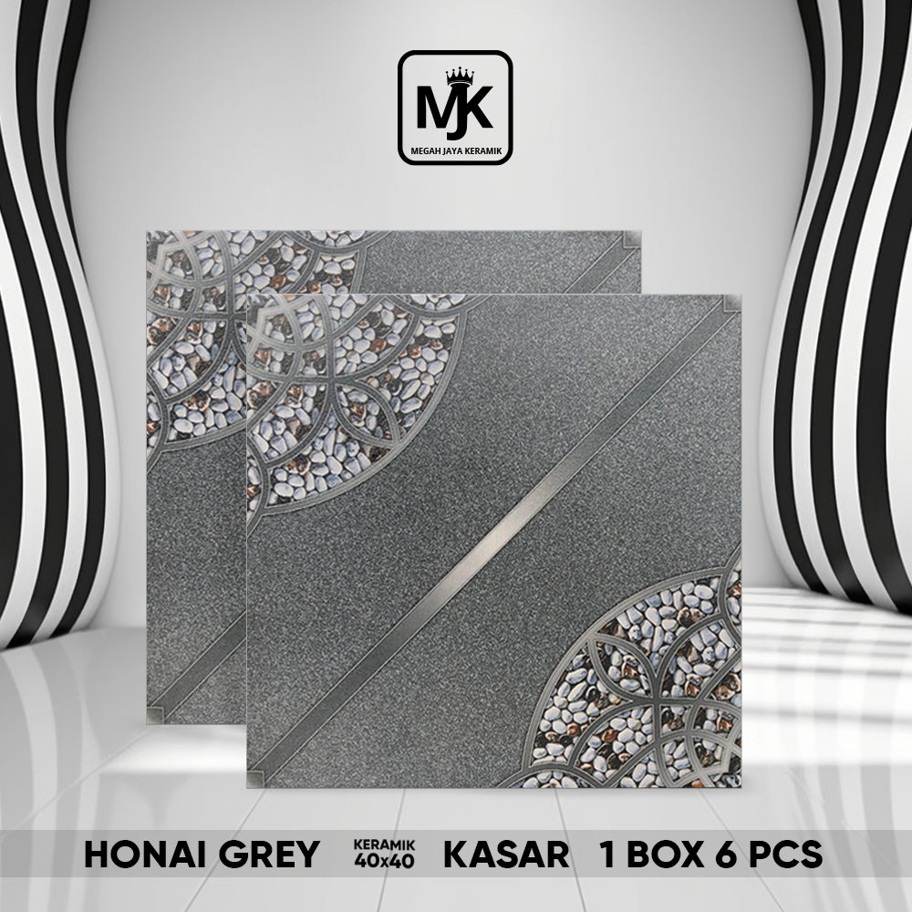 Keramik Kasar Honai Grey 40 x 40