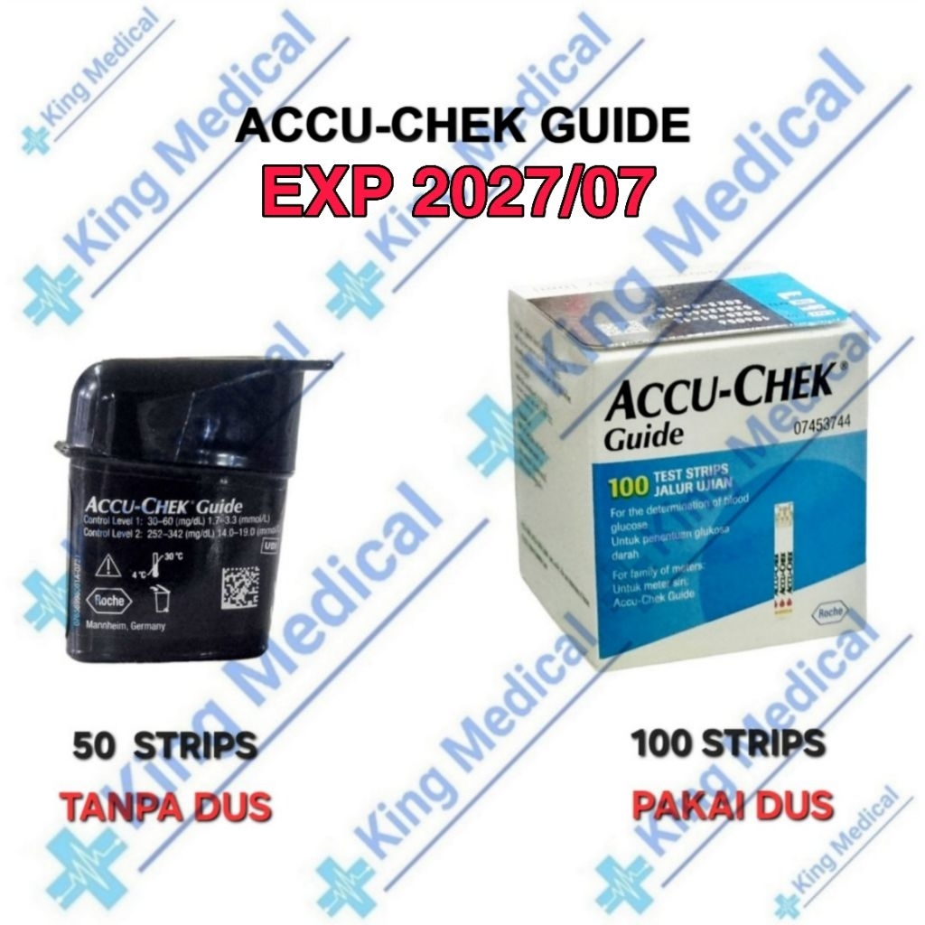 Strip Accu-Chek Guide/Guide AccuChek Test Strip isi 50/100