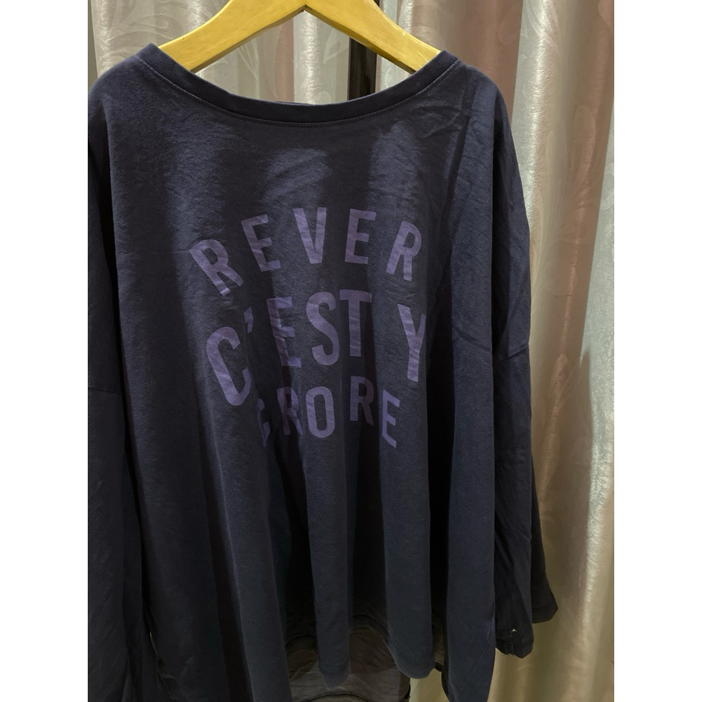 [Preloved] crop top oversized