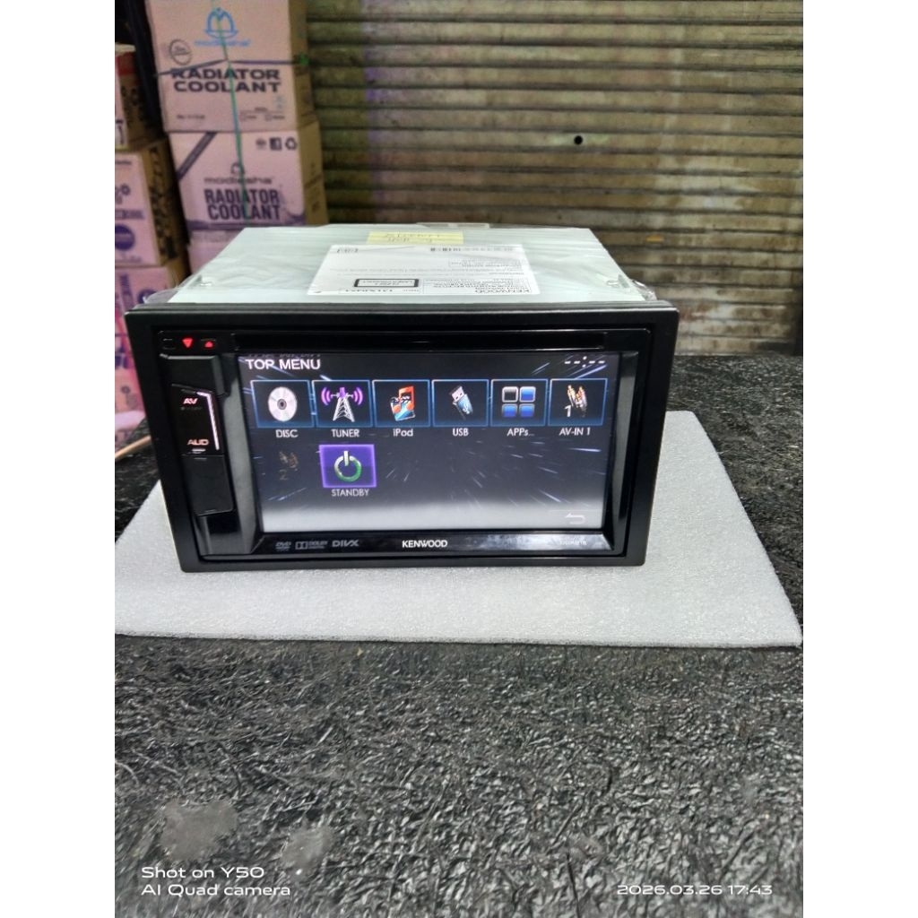 Head unit doubel Din Kenwood DDX 315DVD suara bagus