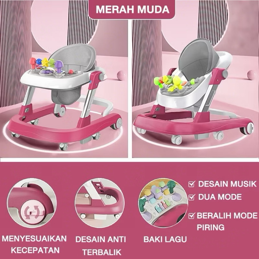 Baby walker beige new bukan bekas