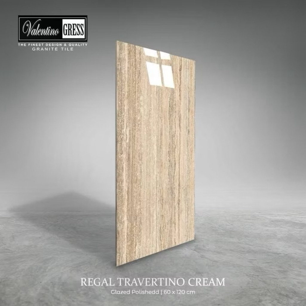Granit 60x120 Valentino Gress | Regal Travertino Cream