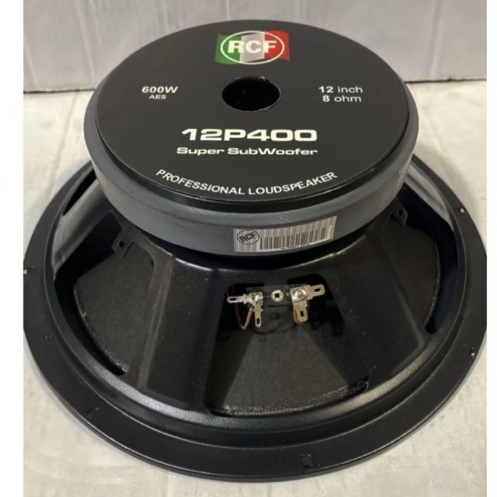 SPEAKER KOMPONEN 12 inch / RCF 12P400 VC 3” SUBWOOFER Sensitif tinggi sub