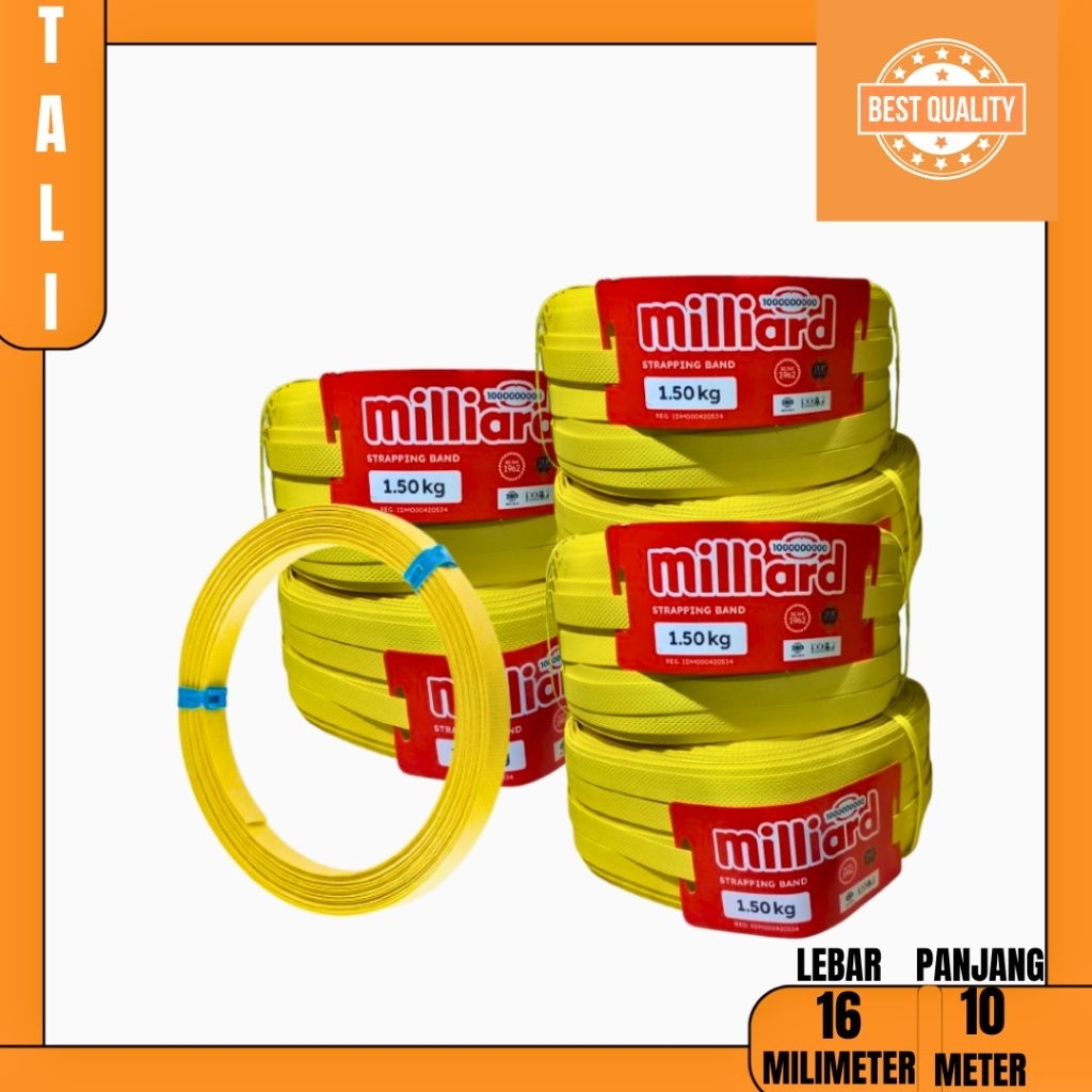 Ecer 10 Meter Tali Strapping Band Milliard Strapping Band Straping band packing Strapping Band 16 Mm