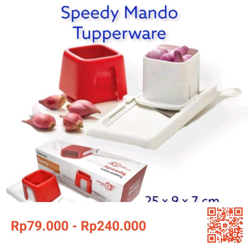 Peralatan Masak speedy mando tupperware /pemotong bawang merah bawang putih/ Alat Dapur Serbaguna