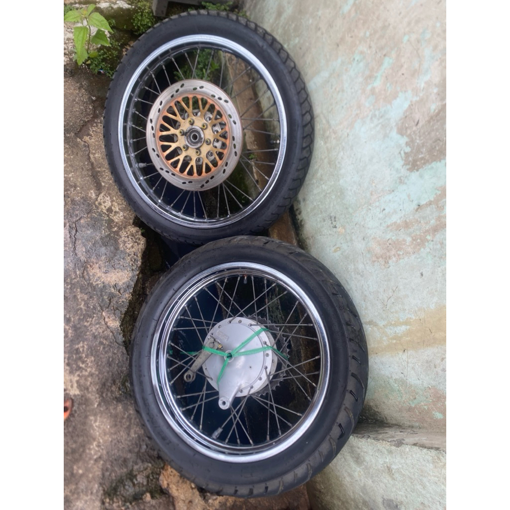 velg set ring tk 17 original cabutan thunder 250 plus ban