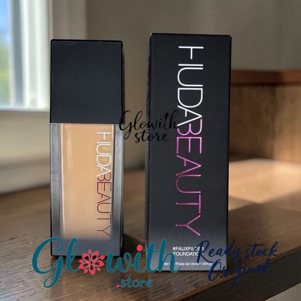 glowith.store | Huda Beauty FauxFilter Luminous Matte Foundation Full Coverage Smooth Flawless Long 