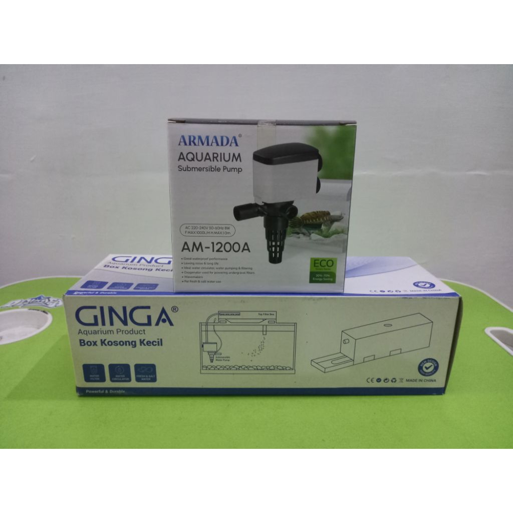 filter top aquarium kaca