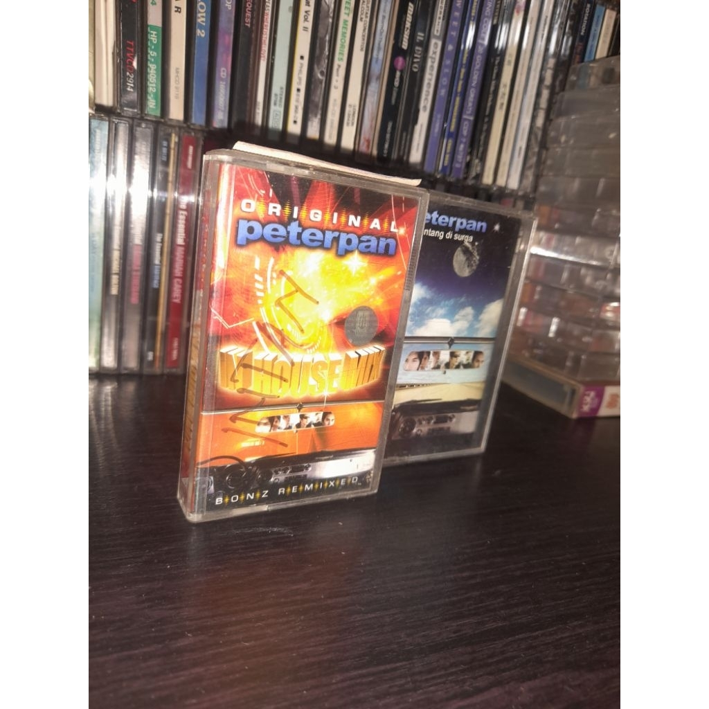 Sepaket kaset Peterpan - Bintang Di Surga & Original Peterpan In House Mix Bonz Remixed