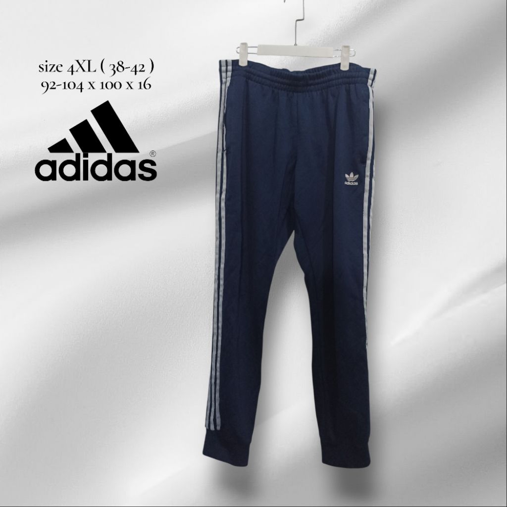 celana panjang trackpant joger adidas navy sz 38-42