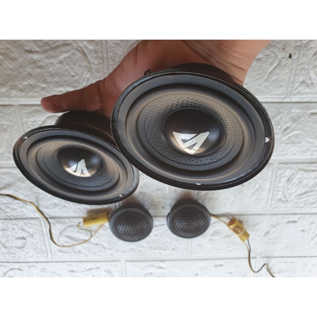 Speaker 3way Stealth tweeter dan midrange