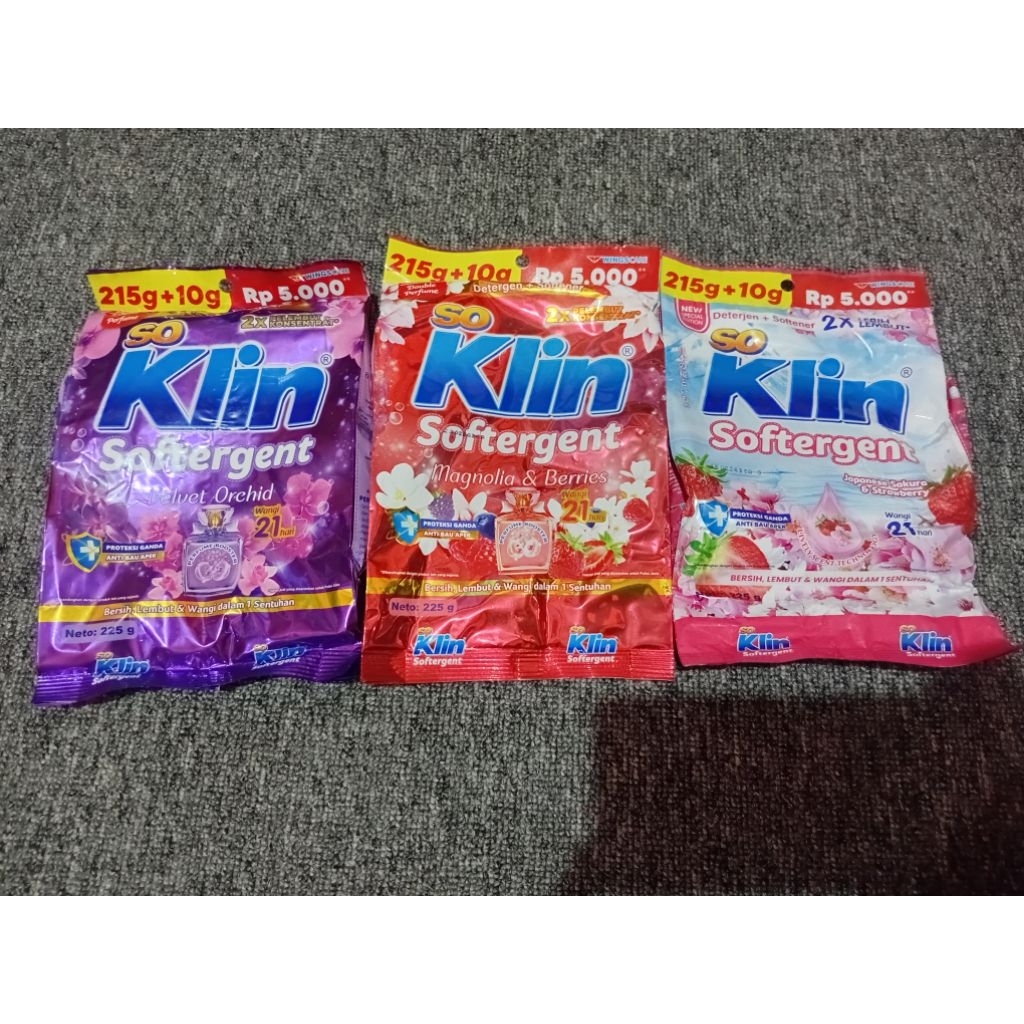 detergent soklin 5000 | detergen bubuk soklin 10.000 | sabun cuci baju