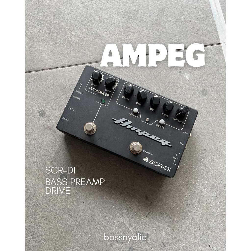 AMPEG EFEK BASS PREAMP