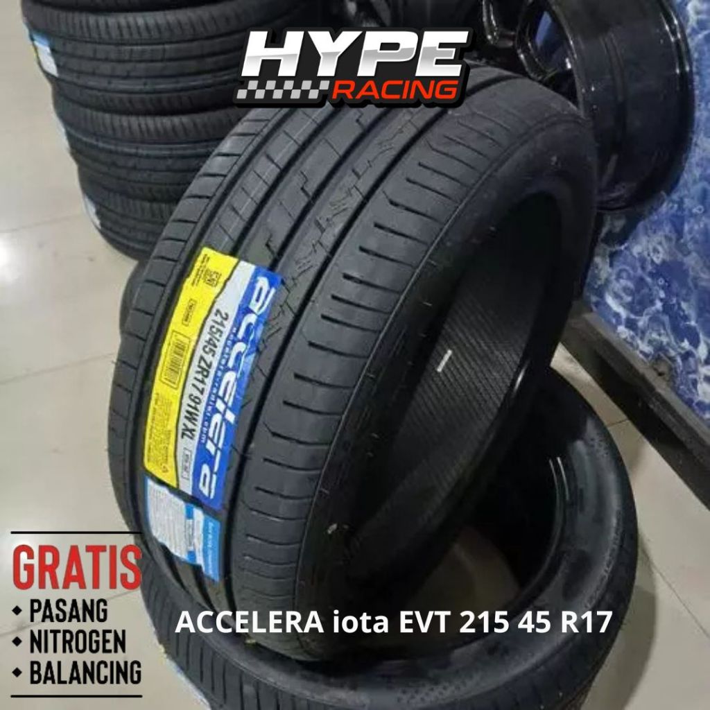 Ban Tubles R17 ACCELERA iota EVT 215/45 R17 Kembangan Terbaru Accelera