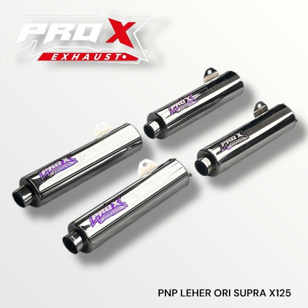 Knalpot Supra X 125 Standar & Bobokan Original PRO X pnp Leheran Ori