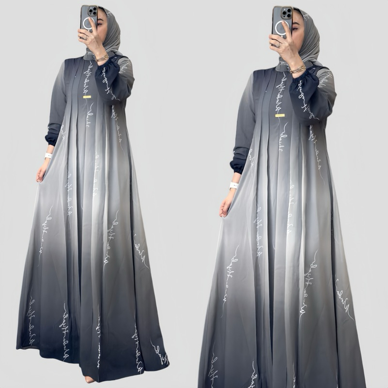 New Aurey - set hijab givani gamis wanita dress busui friendly gamis busui gamis setelan hijab