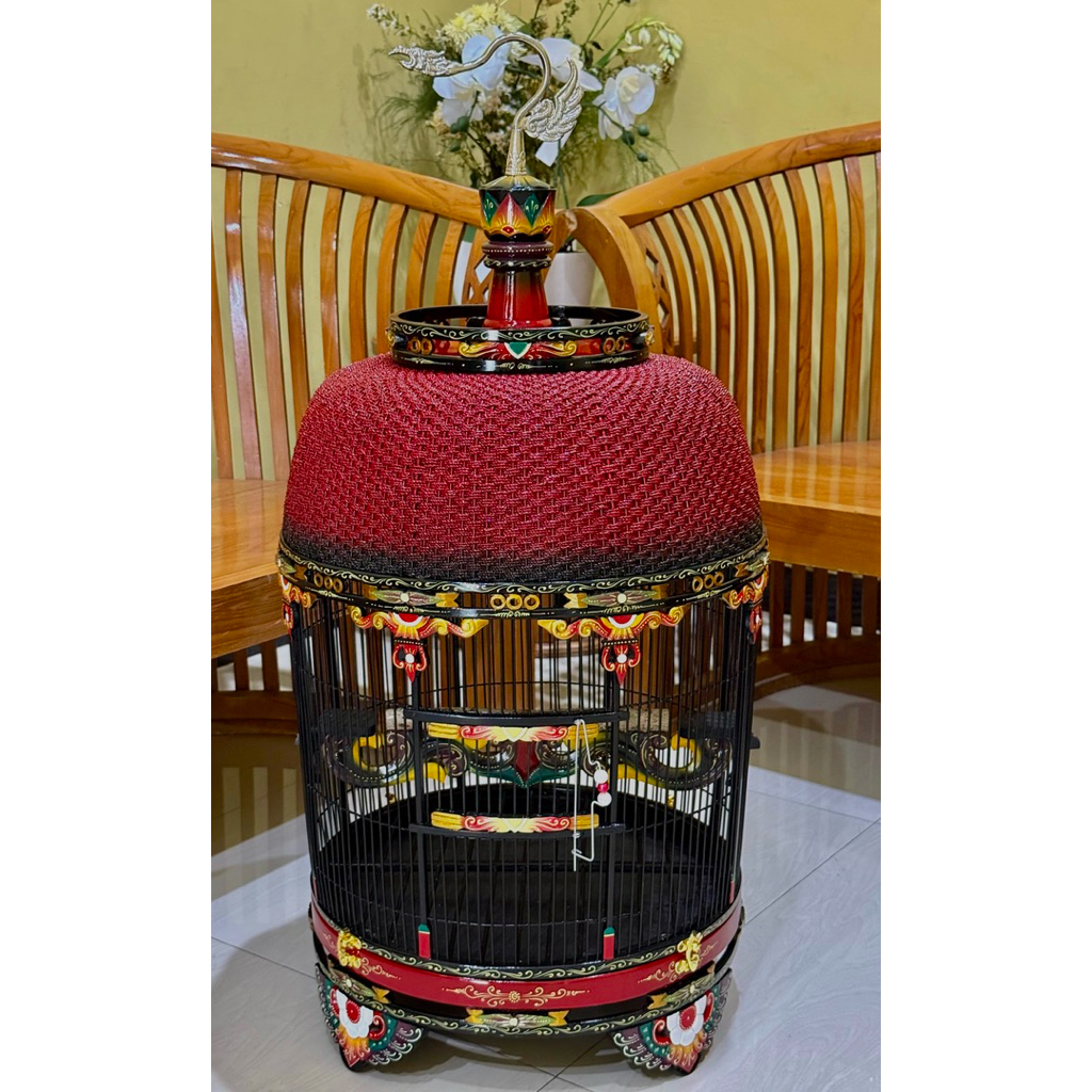 sangkar burung perkutut shakti finising duco (full cat mobil)