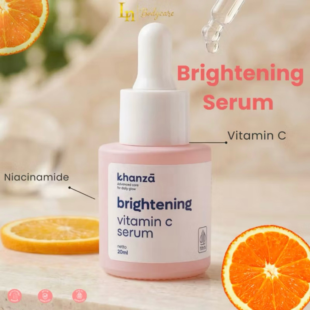 Serum Wajah LN Glowing Brightening All Skin 20ml Face Serum - Mencerahkan kulit - aman BPOM