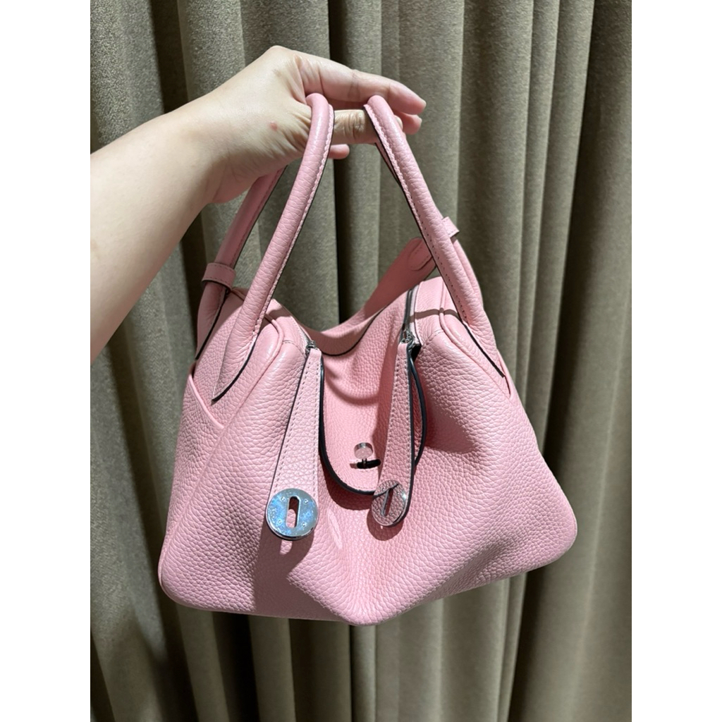 No Brand Lindy 26 Clemence Leather Pink PHW