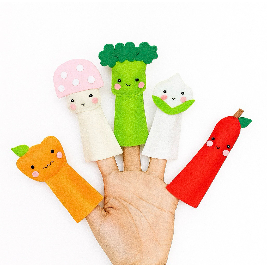 Boneka Jari Seri Buah dan Sayur