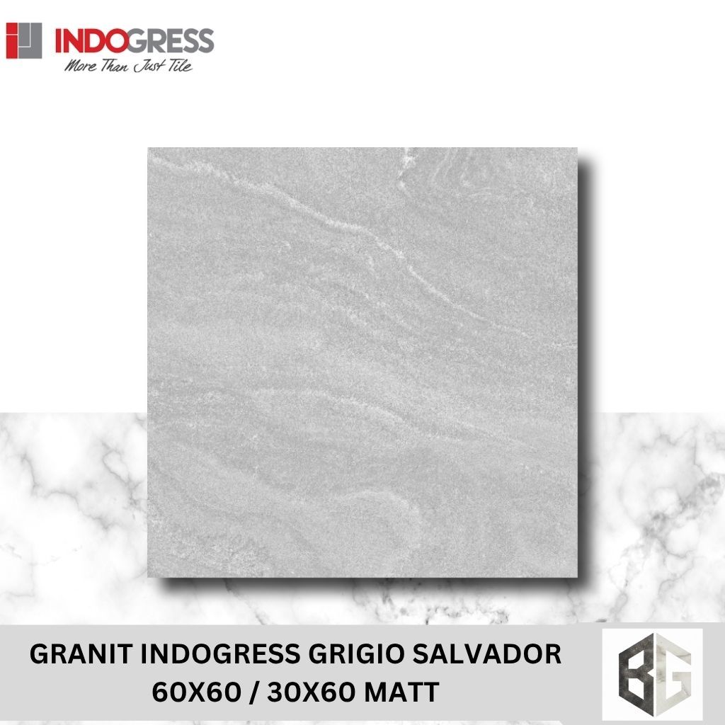 GRANIT INDOGRESS Grigio Salvador 60x60 / 30x60 Matt