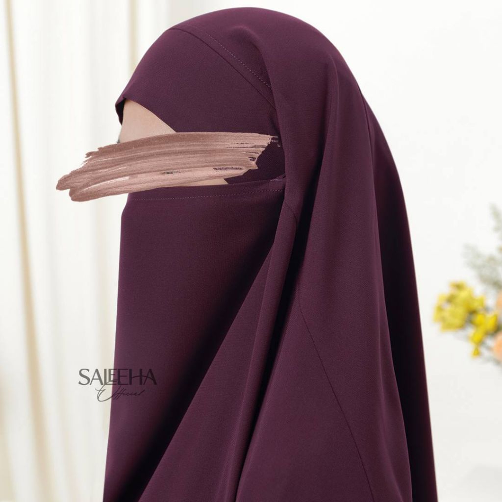fk french khimar noor pl by saleeha