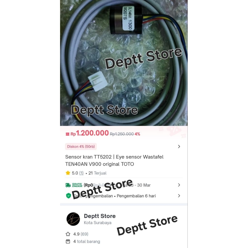 Sensor kran TT5202 | Eye sensor Wastafel TEN40AN V900 original TOTO