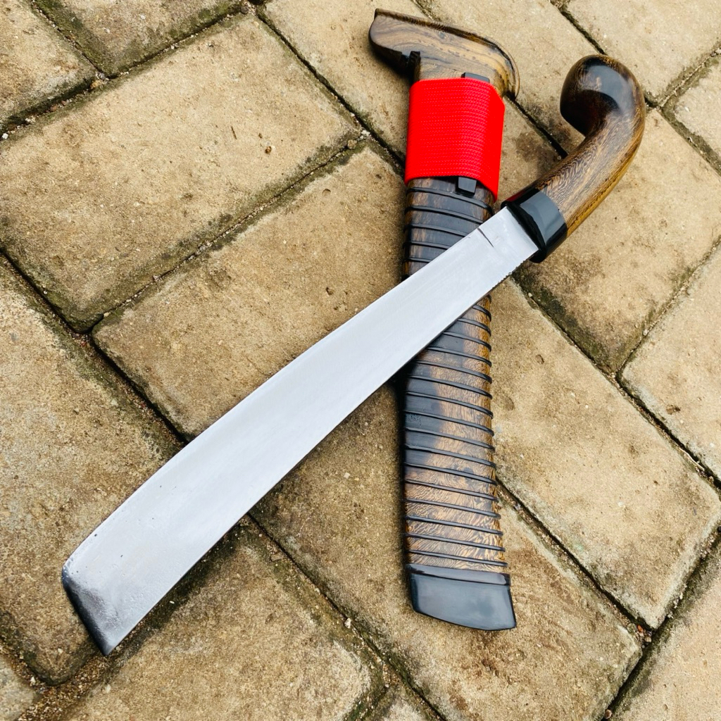 {Cod} Pisau Golokk Kopak Dawing Asli Banten Full Kayu Jawar 30 Cm