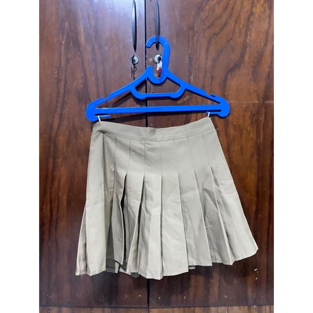 (PRELOVED) Brown Tennis Skirt